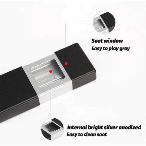 Cendrier De Poche Androxeda,cendrier De Poche à Cigarettes, Cendrier Portable, Cendrier De Voyage, Mini Cendrier à Cigarettes, Pour Voyager En Extérieur 10.5*3.5*1.5cm Fontainebleau 2Pcs Noir, Silver 6 Cendrier De Poche Androxeda,cendrier De Poche à Cigarettes, Cendrier Portable, Cendrier De Voyage, Mini Cendrier à Cigarettes, Pour Voyager En Extérieur 10.5*3.5*1.5cm Fontainebleau 2Pcs Noir, Silver – Image 4