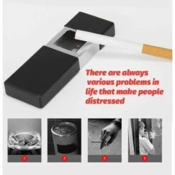 Cendrier De Poche Androxeda,cendrier De Poche à Cigarettes, Cendrier Portable, Cendrier De Voyage, Mini Cendrier à Cigarettes, Pour Voyager En Extérieur 10.5*3.5*1.5cm Fontainebleau 2Pcs Noir, Silver 11 Cendrier De Poche Androxeda,cendrier De Poche à Cigarettes, Cendrier Portable, Cendrier De Voyage, Mini Cendrier à Cigarettes, Pour Voyager En Extérieur 10.5*3.5*1.5cm Fontainebleau 2Pcs Noir, Silver -Poubelle Boutique 48635628 5