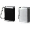 Mini Cendrier Portable, Cendrier Portable Avec Porte-clés, Mini Cendrier à Cigarettes En Métal, Pour Fumeurs De Protection De L'environnement Extérieur 56*38*18mm Fontainebleau 2Pcs Noir, Silver -Poubelle Boutique 48635629 1