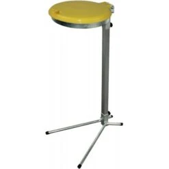 FP Porte-sac Poubelle 70-120 L Vz Avec K-avec Couvercle Jaune