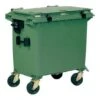 OPV Container Poubelle 660 L Avec Couvercle Vert -Poubelle Boutique 4938069 1