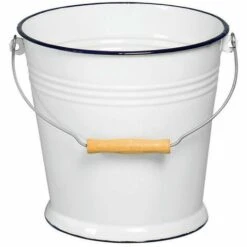 KARL KRÜGER Karl Krüger Wassereimer 5l Emailliert Weiß