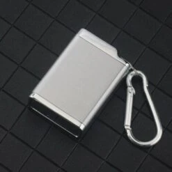 LITZEE Cendrier Portable Mini Cendrier De Poche Anti-odeurs, Cendrier Pour Cigarettes, Pour Utilisation En Extérieur, Cendrier De Poche à Fumer Pour Emporter Facilement Lorsque Vous Voyagez, Gris -Poubelle Boutique 51551419 4