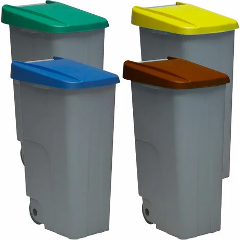 DENOX Pack De Recyclage Reciclo Fermé 4 X 110 L 4 Couleurs 3 DENOX Pack De Recyclage Reciclo Fermé 4 X 110 L 4 Couleurs