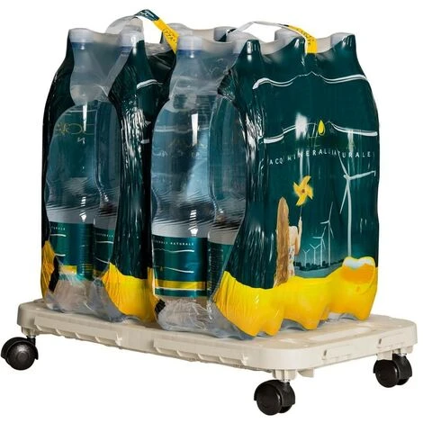 Dmora Plate-forme Avec Roues En Polypropylène, 100% Made In Italy, 48x29h8 Cm, Couleur Beige 3 Dmora Plate-forme Avec Roues En Polypropylène, 100% Made In Italy, 48x29h8 Cm, Couleur Beige