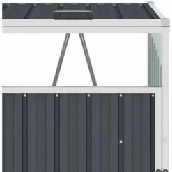 YOUTHUP Abri De Poubelle Triple Anthracite 213x81x121 Cm Acier - Anthracite -Poubelle Boutique 51886873 4