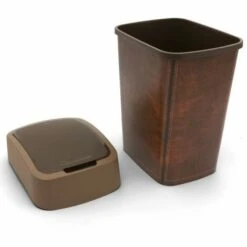 BRICOLINE Curver Flip Bin 25L Poubelle En Cuir 9 BRICOLINE Curver Flip Bin 25L Poubelle En Cuir -Poubelle Boutique 52512901 3