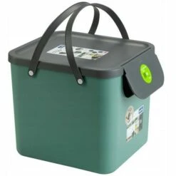 BRICOLINE Corbeille Rotho Albula 40L Vert 11 BRICOLINE Corbeille Rotho Albula 40L Vert -Poubelle Boutique 52513043 5