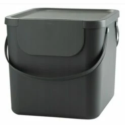 BRICOLINE Corbeille Rotho Albula 40L Gris -Poubelle Boutique 52513045 4