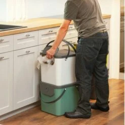 BRICOLINE Corbeille Rotho Albula 40L Gris -Poubelle Boutique 52513045 5