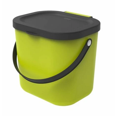 BRICOLINE Corbeille Rotho Albula 6L Vert Anis 3 BRICOLINE Corbeille Rotho Albula 6L Vert Anis