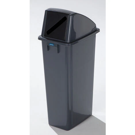 PROBBAX Collecteur De Tri En Plastique - Capacité 80 L - Fente De Dépôt - Coloris Poubelle: Gris|Coloris Du Couvercle: Gris 3 PROBBAX Collecteur De Tri En Plastique - Capacité 80 L - Fente De Dépôt - Coloris Poubelle: Gris|Coloris Du Couvercle: Gris