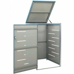 TRUE DEAL Abri Pour Poubelle 69x77,5x115 Cm Inox -Poubelle Boutique 54481916 3