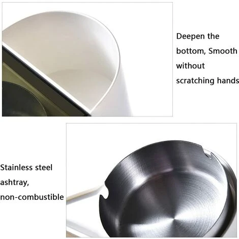 Betterlife 2 Pièces Cendrier Mural Pour Extérieur, Cendrier Mural, Cendrier Extérieur Mural, Cendrier à Cigarettes, Cendrier Avec Couvercle, Utilisé Dans Les Bars, Clubs, Bureaux, Maisons (Vert, Bleu) 5 Betterlife 2 Pièces Cendrier Mural Pour Extérieur, Cendrier Mural, Cendrier Extérieur Mural, Cendrier à Cigarettes, Cendrier Avec Couvercle, Utilisé Dans Les Bars, Clubs, Bureaux, Maisons (Vert, Bleu) – Image 3