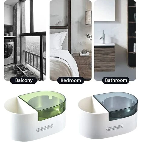 Betterlife 2 Pièces Cendrier Mural Pour Extérieur, Cendrier Mural, Cendrier Extérieur Mural, Cendrier à Cigarettes, Cendrier Avec Couvercle, Utilisé Dans Les Bars, Clubs, Bureaux, Maisons (Vert, Bleu) 6 Betterlife 2 Pièces Cendrier Mural Pour Extérieur, Cendrier Mural, Cendrier Extérieur Mural, Cendrier à Cigarettes, Cendrier Avec Couvercle, Utilisé Dans Les Bars, Clubs, Bureaux, Maisons (Vert, Bleu) – Image 4