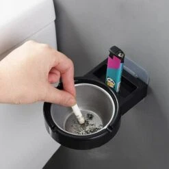 Cendrier Mural D'extérieur,Betterlife Cendrier Mural De Salle De Bain,Cendrier De Bureau,Cendrier En Acier Inoxydable,Cendrier De Salle De Bain, 2Pcs Noir 9 Cendrier Mural D'extérieur,Betterlife Cendrier Mural De Salle De Bain,Cendrier De Bureau,Cendrier En Acier Inoxydable,Cendrier De Salle De Bain, 2Pcs Noir -Poubelle Boutique 54944482 3
