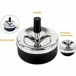 Cendrier Exterieur Sur Pied,Betterlife 3PCS Cendrier De Poche Avec Couvercle Cendrier Cendrier Tournant Cendrier Anti Odeur Avec Couvercle étanche Au Vent Et à La Pluie Pour Intérieur Et Extérieur, Noir 10 Cendrier Exterieur Sur Pied,Betterlife 3PCS Cendrier De Poche Avec Couvercle Cendrier Cendrier Tournant Cendrier Anti Odeur Avec Couvercle étanche Au Vent Et à La Pluie Pour Intérieur Et Extérieur, Noir -Poubelle Boutique 54944489 4