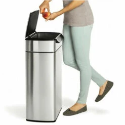 POUBELLE SIMPLEHUMAN CW2014 - Inox -Poubelle Boutique 55051453 3