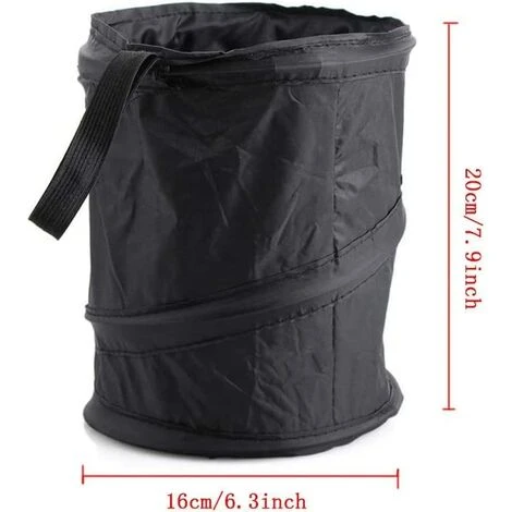 Betterlife 2 PCS Portable Pliable Voiture Poubelle Universel Pliable De Voiture Poubelle Corbeille à Papier Suspendu Boîte De Rangement De Voyage Sac 4 Betterlife 2 PCS Portable Pliable Voiture Poubelle Universel Pliable De Voiture Poubelle Corbeille à Papier Suspendu Boîte De Rangement De Voyage Sac – Image 2