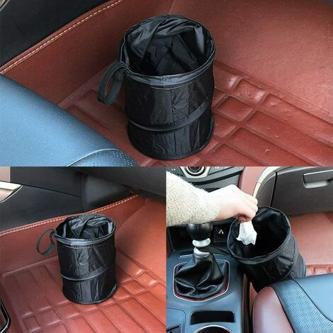 Betterlife 2 PCS Portable Pliable Voiture Poubelle Universel Pliable De Voiture Poubelle Corbeille à Papier Suspendu Boîte De Rangement De Voyage Sac 6 Betterlife 2 PCS Portable Pliable Voiture Poubelle Universel Pliable De Voiture Poubelle Corbeille à Papier Suspendu Boîte De Rangement De Voyage Sac – Image 4
