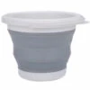 Seau De Nettoyage Pliable En Silicone De 5 L Pour Le Nettoyage Du Camping, La Pêche, La Cuisine Design Compact Et Peu Encombrant, Utilisation à L'Intérieur Et L'Extérieur, Gris De 5L, 1Pcs,Fontainebleau,Fontainebleau 2 Seau De Nettoyage Pliable En Silicone De 5 L Pour Le Nettoyage Du Camping, La Pêche, La Cuisine Design Compact Et Peu Encombrant, Utilisation à L'Intérieur Et L'Extérieur, Gris De 5L, 1Pcs,Fontainebleau,Fontainebleau -Poubelle Boutique 55792239 1