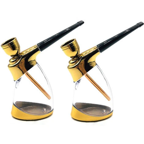 LIFCAUSAL Lot De 2 Mini Narguilés Portables Avec Accessoires De Chicha Cadeaux De Narguilé Portables Pour Petit Ami, Père, Mari Ou Amis Dorés 3 LIFCAUSAL Lot De 2 Mini Narguilés Portables Avec Accessoires De Chicha Cadeaux De Narguilé Portables Pour Petit Ami, Père, Mari Ou Amis Dorés