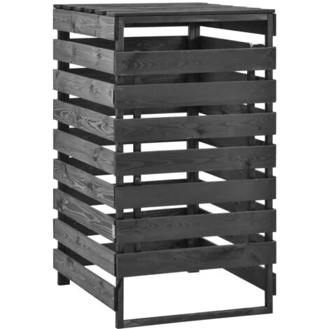 NOVA Couvre à Ordures En Bois Massif à Pino Massif Diverses Dimensions Abri De Poubelle Simple 70x75x121 Cm Bois De Pin Massif Peint Taille : 70x75x121 Cm 4 NOVA Couvre à Ordures En Bois Massif à Pino Massif Diverses Dimensions Abri De Poubelle Simple 70x75x121 Cm Bois De Pin Massif Peint Taille : 70x75x121 Cm – Image 2