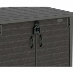 Armoire De Rangement Ou Cache Poubelle Pour 2 Poubelles StoreAway DURAMAX - 850 L - Marron -Poubelle Boutique 57268376 5