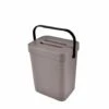 1001KDO POUR LA MAISON Poubelle Compost De Cuisine Accrochable 5L Taupe -Poubelle Boutique 57673350 1