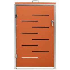 ASUPERMALL Abri Pour Poubelle 69x77,5x115 Cm Inox -Poubelle Boutique 57734993 5