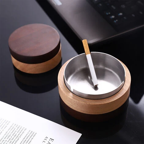 FONTAINEBLEAU Cendrier Original Extérieur Design, Cendrier Avec Couvercle Fermé Anti Odeur, Cigare Cendrier Anti Vent Portable Pour Intérieur Et Extérieur, 1pcs,Fonepro 7 FONTAINEBLEAU Cendrier Original Extérieur Design, Cendrier Avec Couvercle Fermé Anti Odeur, Cigare Cendrier Anti Vent Portable Pour Intérieur Et Extérieur, 1pcs,Fonepro – Image 5