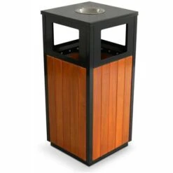 MOBEVENTPRO Poubelle D'extérieur 26 L + Cendrier