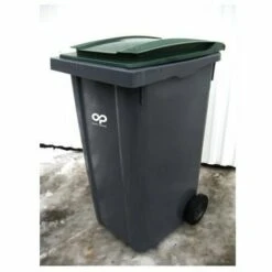 AUTRES Conteneur Poubelle Roulante 240 Litres Gris Et Vert
