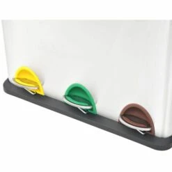 INLIFE Poubelle à Ordures Acier Inoxydable 24 L -Poubelle Boutique 58276041 3