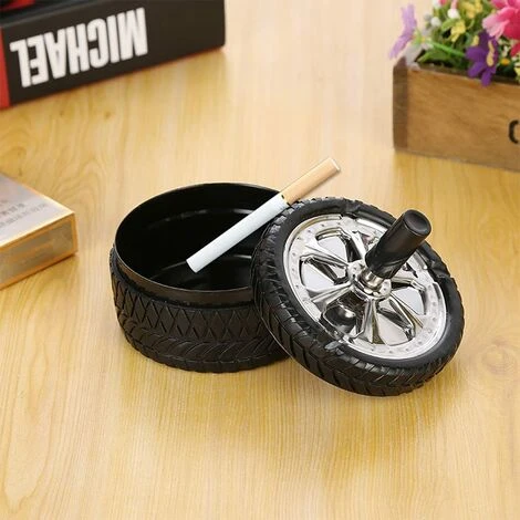 STARLIGHT Cendrier Tournant,SL.GT 2 Pièces Cendrier Coupe-Vent Cendrier à Pneus Cendrier Moderne Cendrier Rotatif En Acier Inoxydable Avec Couvercle 4 STARLIGHT Cendrier Tournant,SL.GT 2 Pièces Cendrier Coupe-Vent Cendrier à Pneus Cendrier Moderne Cendrier Rotatif En Acier Inoxydable Avec Couvercle – Image 2