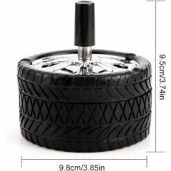 STARLIGHT Cendrier Tournant,SL.GT 2 Pièces Cendrier Coupe-Vent Cendrier à Pneus Cendrier Moderne Cendrier Rotatif En Acier Inoxydable Avec Couvercle 10 STARLIGHT Cendrier Tournant,SL.GT 2 Pièces Cendrier Coupe-Vent Cendrier à Pneus Cendrier Moderne Cendrier Rotatif En Acier Inoxydable Avec Couvercle -Poubelle Boutique 58508816 4