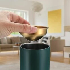 HEGUYEY Cendrier à Entonnoir En Acier Inoxydable Coupe-vent Et Sans Cendres Pour L'intérieur -Poubelle Boutique 58839814 4