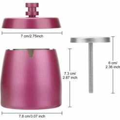 ENLENK Cendrier En Acier Inoxydable Robuste Avec Couvercle - Extérieur Et Intérieur - Cendrier Tempête - Grand Cendrier Pour Les Restes De Cigarettes Dans Le Jardin, Le Bar, Le Bureau 8 ENLENK Cendrier En Acier Inoxydable Robuste Avec Couvercle - Extérieur Et Intérieur - Cendrier Tempête - Grand Cendrier Pour Les Restes De Cigarettes Dans Le Jardin, Le Bar, Le Bureau -Poubelle Boutique 59039375 2