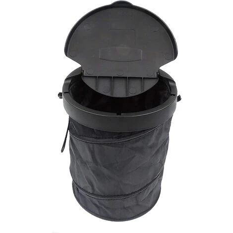 OUSUDELA Poubelle De Voiture, Pliable Garbage Peut De Voiture, Portable Multi-usages Suspendu Boîte à Ordures, Pour Le Camping, Promenade En Voiture 4 OUSUDELA Poubelle De Voiture, Pliable Garbage Peut De Voiture, Portable Multi-usages Suspendu Boîte à Ordures, Pour Le Camping, Promenade En Voiture – Image 2