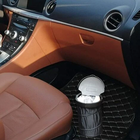 OUSUDELA Poubelle De Voiture, Pliable Garbage Peut De Voiture, Portable Multi-usages Suspendu Boîte à Ordures, Pour Le Camping, Promenade En Voiture 7 OUSUDELA Poubelle De Voiture, Pliable Garbage Peut De Voiture, Portable Multi-usages Suspendu Boîte à Ordures, Pour Le Camping, Promenade En Voiture – Image 5