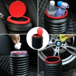 OUSUDELA Portable Poubelle Seau De Voiture Rétractable,Poubelle Pliante Voiture Stockage Magic MultifonctionnelPour Le Camping, Les Voyages En Plein Air, Réutilisable -Poubelle Boutique 59170873 3