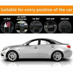 FONTAINEBLEAU Petite Poubelle De Voiture, Poubelle De Voiture Avec Couvercle, Poubelle De Voiture Étanche, Boîte De Rangement De Voiture Suspendue Portable, Pour Bureau De Voiture (Noir) Fonepro 9 FONTAINEBLEAU Petite Poubelle De Voiture, Poubelle De Voiture Avec Couvercle, Poubelle De Voiture Étanche, Boîte De Rangement De Voiture Suspendue Portable, Pour Bureau De Voiture (Noir) Fonepro -Poubelle Boutique 59314796 4