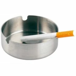 POLYFLAME Cendrier En Acier Inoxydable ø 8cm