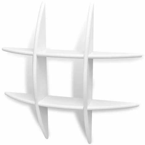 NOVA Étagère Murale Mdf Avec Finition Opaque étagère élégante Dans Différentes Couleurs Étagère Murale MDF Blanc Rangement De Livres/DVD 4 NOVA Étagère Murale Mdf Avec Finition Opaque étagère élégante Dans Différentes Couleurs Étagère Murale MDF Blanc Rangement De Livres/DVD – Image 2