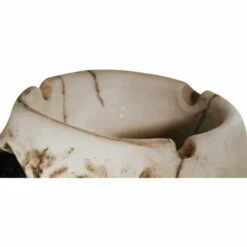 PERLE RARE Cendrier Effrayant - Cendrier Sous La Forme D'un Crâne - Cendrier á Thème Pour Différentes Occasions (01 Pièce - Crâne Nature) -Poubelle Boutique 59967310 5