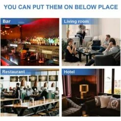 PERLE RARE Lot De 4 Cendriers En Acier Inoxydable 10 Cm De Diamètre Protection Contre Le Vent Moderne Plateau Cendrier Base Pour Intérieur Et Extérieur -Poubelle Boutique 59967822 2