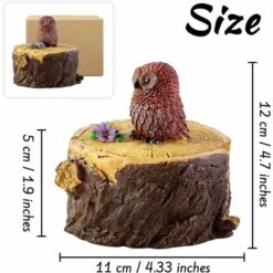 PERLE RARE Endrier Cigarettes Avec Couvercle Mignon Vivid Forest Animal Cendrier Support Pour Intérieur Et Extérieur-Hibou 9 PERLE RARE Endrier Cigarettes Avec Couvercle Mignon Vivid Forest Animal Cendrier Support Pour Intérieur Et Extérieur-Hibou -Poubelle Boutique 59968414 3