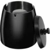 REGALOS Cendrier Extérieur Noir Cendrier Extérieur Noir En Métal Incassable Avec Couvercle Déodorant, Moyen 2 REGALOS Cendrier Extérieur Noir Cendrier Extérieur Noir En Métal Incassable Avec Couvercle Déodorant, Moyen -Poubelle Boutique 60013445 1