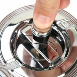 REGALI Cendrier Métallique Rotatif Intérieur Et Extérieur - Cendrier Rotatif Fermé - Cendrier à Vent (1 - Cendrier Rotatif) -Poubelle Boutique 60013624 3