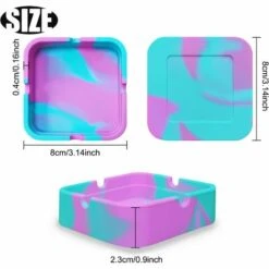 STARLIGHT SL.GT 4PCS Cendrier En Silicone Cigarettes Cendrier Coupe,Cendrier De Table Moderne En Silicone -Poubelle Boutique 60208745 3